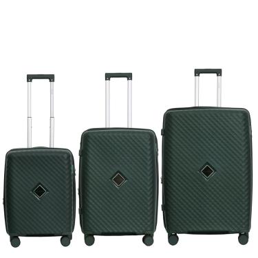 Imagem de Mala De Viagem Com 3 Peças Polipropileno Expansível Zíper Antifurto