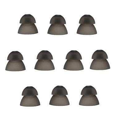 Imagem de AroneMom Aparelhos Auditivos Domes Pequeno Médio Grande Tamanho para Resound Sure Fit Ric Rite E Open Fit Bte Amplificador Auditivo Smoky Power Domes Ponta Auricular Invisível Média 10 Unidades