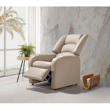 Imagem de Poltrona Suécia Papai Mamãe Estetica Bege - Moderna