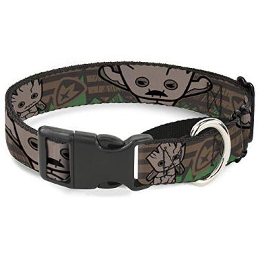 Imagem de Coleira para cães Martingale Guardiões da Galáxia 5 blocos de pose de personagens, 45,7 a 81,8 cm de largura