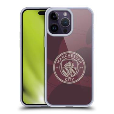 Imagem de Head Case Designs Capa de gel macia oficialmente licenciada pelo Manchester City Man City FC Third 2024/25, compatível com Apple iPhone 14 Pro Max
