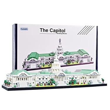 Imagem de Kadablk Architecture Series Mini Bricks for Adults and Teens,US Capitol Model Construction 3630 PCS,Micro Blocks Set,Landmark Model
