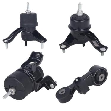 Imagem de Autoround Motor de motor e kit de montagem Trans compatível com Toyota Camry 2.5L 2010-2011 transmissão automática, número de substituição A62009 A4295 A62062 A4288, conjunto de 4