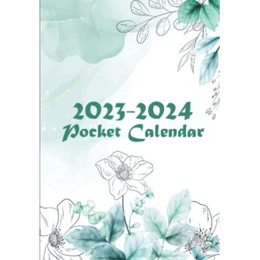 Imagem de 2023-2024 Pocket Calendar: 2 Year Monthly Pocket Planner January 2023 to December 2024 | small monthly planner for purse