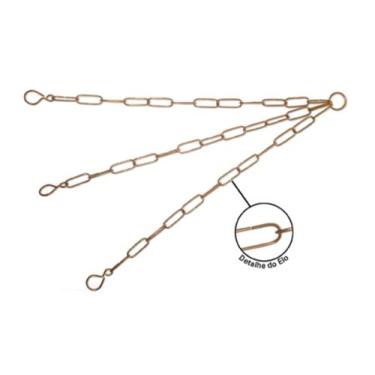 Imagem de Corrente XAXIM 64cm - Ws Correntes, Amarelo