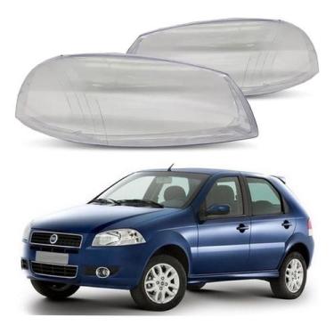 Imagem de Par 2 Lente Do Farol Fiat Palio Rstiii 1.0 1.4 2007 A 2009 - RF