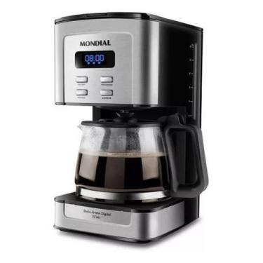 Imagem de Cafeteira Elétrica Inox Jarra Digital Timer 32 Xícaras 110v - MONDIAL
