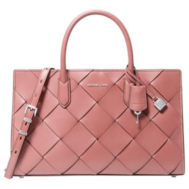 Imagem de Michael Kors Bolsa média Scarlett, Ferragens prateadas/rosa, One Size