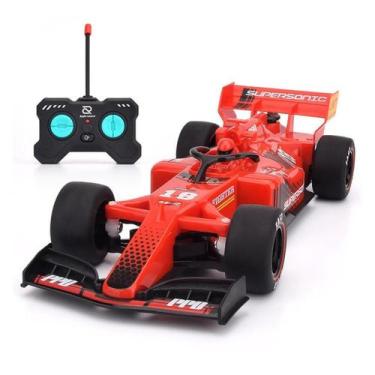 Imagem de Carrinho F1 Controle Remoto Recarregável Efeito Fumaça LED - Drift Go 