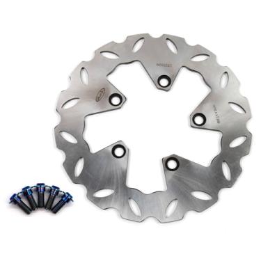 Imagem de Rotor de disco de freio dianteiro com parafusos de montagem para Suzuki Hayabusa GSX1300R 1999-2007, SV650 SV650S 99-02, GSXR 750 1985-1995, GSXR 1100 89-00, GSX600F GSX750F Katana 6000F 750 98-06