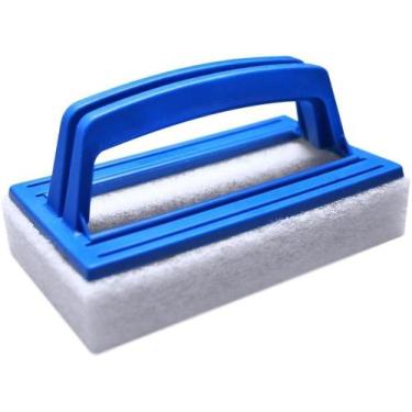 Imagem de Escova Esponja Com Espuma E Apoio De Mão Para Borda Piscina - Crostec