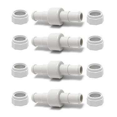 Imagem de ATIE Kit de substituição para limpador de piscina 280, 380, 180 D20 e porca de mangueira D15 Combo de substituição para limpador de piscina Zodiac Polaris 280, 380, 180 (pacote com 4)