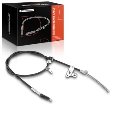 Imagem de A-Premium Conjunto de cabo de freio de estacionamento do lado do passageiro traseiro compatível com modelos Toyota: Corolla 2004 2005 2006 2007 - Substituição # 4642002080