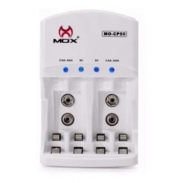 Imagem de Carregador de bateria mox mo-cp50 s/pilha ( mox - 26 )