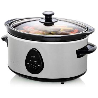 Imagem de Panela Elétrica 3.5L Multifuncional, Aço Inoxidável, 3 Temperaturas, 200W, 110v, OVENTE SLO35ACO1, Laranja