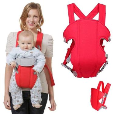 Imagem de Canguru Carregador Neném Costas Reforçado Mochila Bolsa Bebe - shopame
