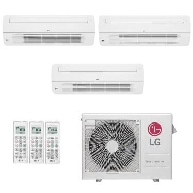 Imagem de Ar-Condicionado Multi Split Inverter LG 24.000 (3x Evap Cassete 1 Via 7.000) Quente/Frio 220V								