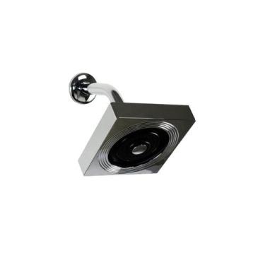 Imagem de Ducha Chuveiro AutoLimpante ABS Cromada c/ Braço de Parede - AMG Metai