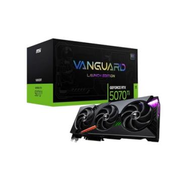 Imagem de Placa de Vídeo MSI RTX 5070 Ti Vanguard SOC Launch Edition, 16GB GDDR7, Alto Desempenho para Jogos e Criação – 912-V531-068