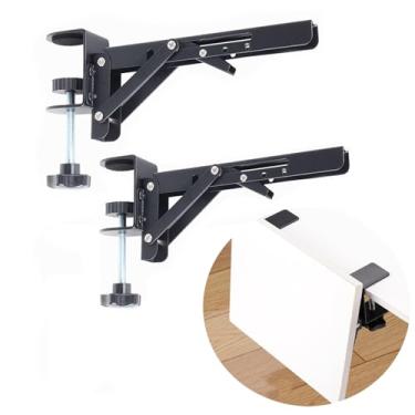 Imagem de Suporte de suporte para teclado sob a mesa, suporte ajustável para placa de extensão de mesa, suporte de teclado, suporte de braço, suporte de placa de extensão para mesa, 1 conjunto (Style02)