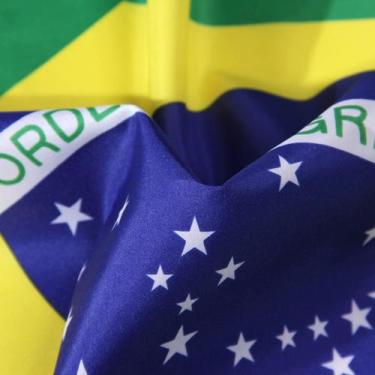 Imagem de Kit 5 Bandeira Oficial Do Brasil Bandeira De 150x90Cm  - AUTERCO
