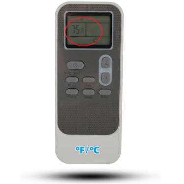 Imagem de Controle remoto de substituição para controle remoto de ar condicionado portátil LG modelo LP1017WSR LP0817WSR LP1217GSR LP1417GSR LP1417SHR LP1417WSRSM