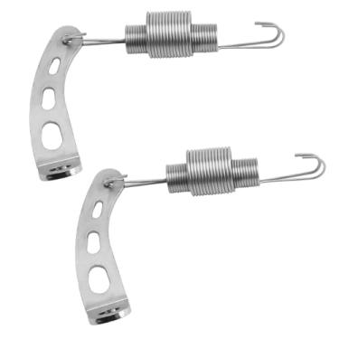 Imagem de Pacote com 2 unidades de mola de retorno do acelerador do carburador e kit de suporte de mola de retorno do carburador, kit de mola de retorno de carburador universal compatível com a maioria dos