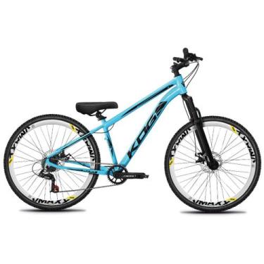 Imagem de Bicicleta Aro 29 KOG 1X7 Tipo Freeride Viking Hupi Gios, Azul piscina,