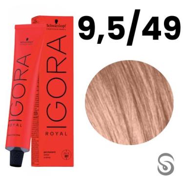Imagem de Schwarzkopf Igora Royal Coloração 9,5/49 Bege Frio 60ml, UNICA