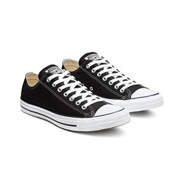 Imagem de Converse Chuck Taylor All Star Cano baixo de couro, Preto/branco, 39