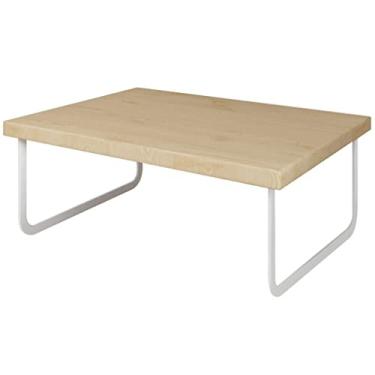 Imagem de FTOQWZXV Mesa de impressora multifuncional rack de armazenamento de mesa de aço inoxidável suporte de impressora base ampliada, escritório, sala de estar, máquina de fax, scanner, suporte de