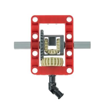 Imagem de BrickBounty 12 Pcs Differential Gear Building Block Set for MOC Car, Transmissions Chassis Part Truck-Joint Axle Frame Liftarm Technic Framed (Random Color)