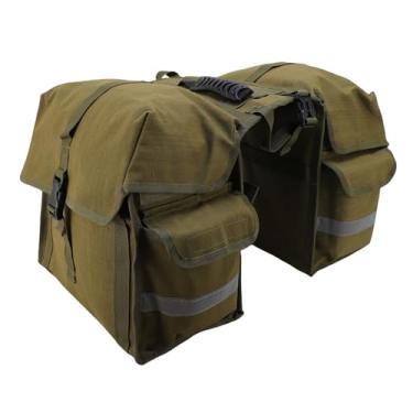 Imagem de Bolsa de Transportador de Banco Traseiro de Bicicleta Impermeabilizante, Pacote de Embalagem de Panquíszes Duplas de Ciclismo, Lona Aquática de Grande Capacidade de Bicicleta de