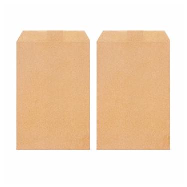 Imagem de Mini sacos de papel Kraft lisos marrom Envelopes para pequenos tratamentos doces casamento confetes jogando notas sementes amostras de sabão projetos artesanais, pacote com 100 da Quotidian (2 3/4" x 10 cm)