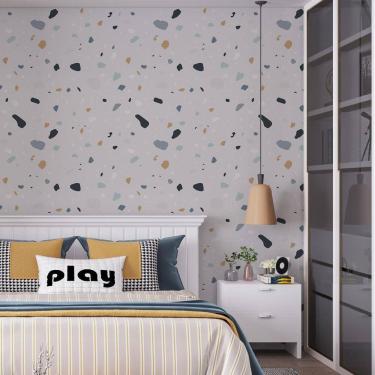 Imagem de Kit 5 Rolos Papel De Parede Adesivo Granilite Colorido 3,0M