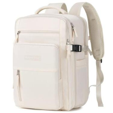 Imagem de Mochila de Viagem Feminina Multifuncional Reforçada Impermeável Expans