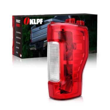 Imagem de OKLPF Luzes traseiras de freio traseiro compatíveis com Ford F250 F350 F-250 F-350 2017 2018 2019 Super Duty, substitui HC3Z13404D HC3Z13404F FO2801256, conjunto de lanterna traseira vermelha de