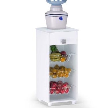 Imagem de Balcão De Cozinha Para Bebedouro Fruteira Monalisa Branco