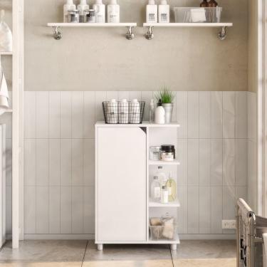 Imagem de Armário Multiuso Para área De Serviço 1 Porta Diadema Branco