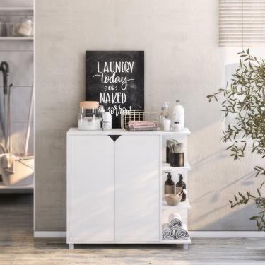 Imagem de Armário Multiuso Para área De Serviço 2 Portas Diadema Branco