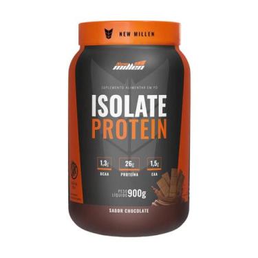 Imagem de New millen whey 100 isolate protein, isolado 900g zero lactose chocola