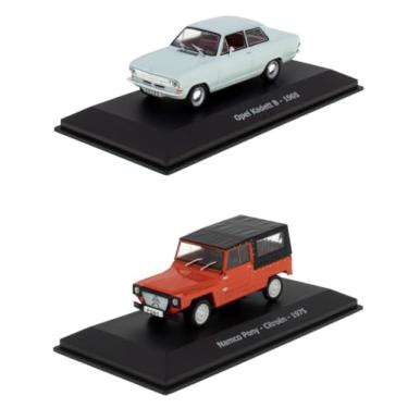 Imagem de OPO 10 - Set of 2 Miniature Cars 1/43 Compatible with Opel Kadett B + Citroën FAF Pony Namco - LCC6