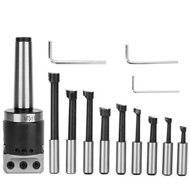 Imagem de F1 Cabeça Chata, Material de Aço Carbono Com Alta Precisão para Processo Mecânico Fino, Linha de Cauda do Modelo Universal 1-1/2-18UNF, MT-3 Shank Tail Thread M12