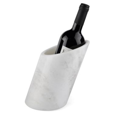 Imagem de BCS Resfriador De Garrafas Vinho Mármore - Resfriadores Versáteis Para Aplicáveis A Suportes Utensílios Cozinha/Porta-Pincéis Maquiagem/Porta-Canetas Mesa Que Também Servem Como Abajur