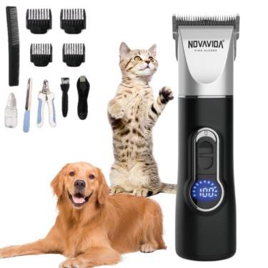 Imagem de Máquina de Tosa Profissional Visor LCD Lâmina de Cerâmica - Recarregáv