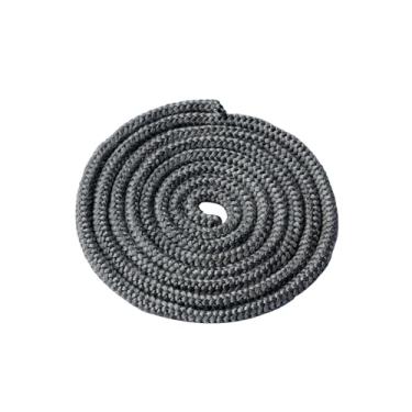 Imagem de Protalwell Junta Para Fogão A Lenha (Corda De 1/4" X 72"), Porta, Vedação Fibra Vidro Cinza, Corda Resistente Altas Temperaturas