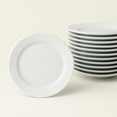 Imagem de Conjunto 16 Pratos Sobremesa Tramontina Paola Porcelana 21 cm