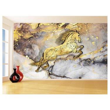 Imagem de Papel De Parede 3D Animais Pop Art Cavalo Cores 3,5M Pxa310 - Você Dec
