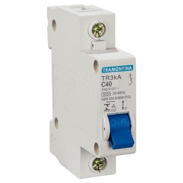 Imagem de Disjuntor Tr3ka 1 Polo 40a Curva C 240-415v - Branco