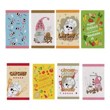 Imagem de Pano De Prato Copa Atoalhado Felpudo 40x65 Cozinha Teka C/Bainha Colorido Para Presente Coleção Primore 100% Algodão